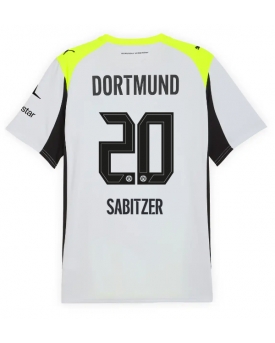 Billige Fotballdrakt Borussia Dortmund Marcel Sabitzer #20 Replika Bortedrakt 2025-26 Kortermet